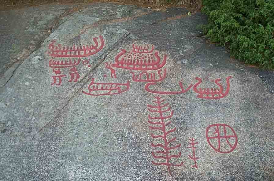 Rock carving