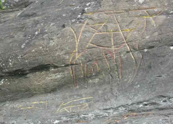 Rock carving