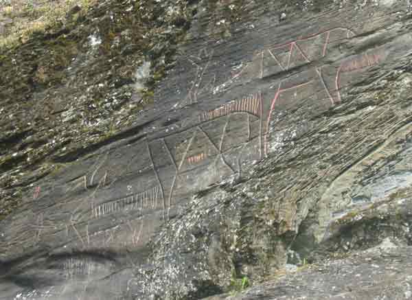 Rock carving