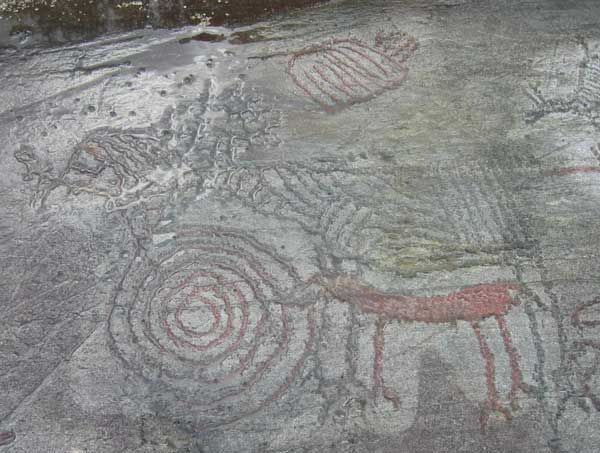 Rock carving