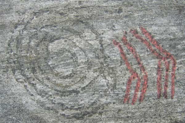 Rock carving