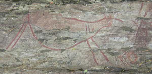 Rock carving