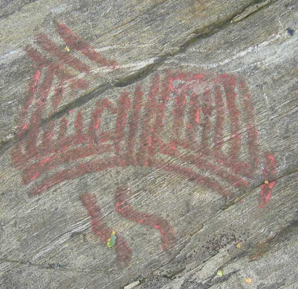 Rock carving