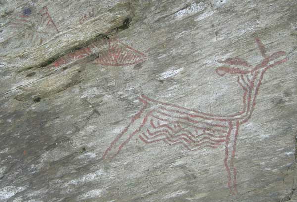 Rock carving