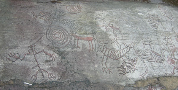 Rock carving