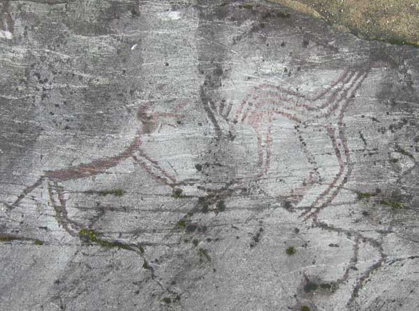 Rock carving