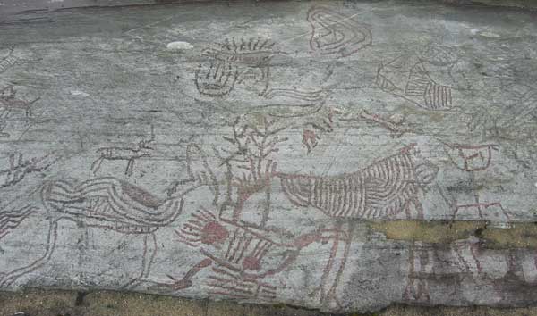 Rock carving