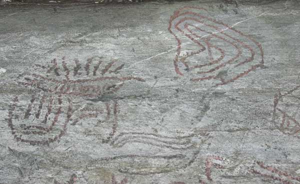 Rock carving