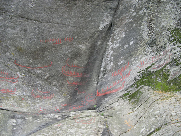 Rock carving