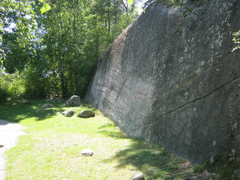 Rock carving