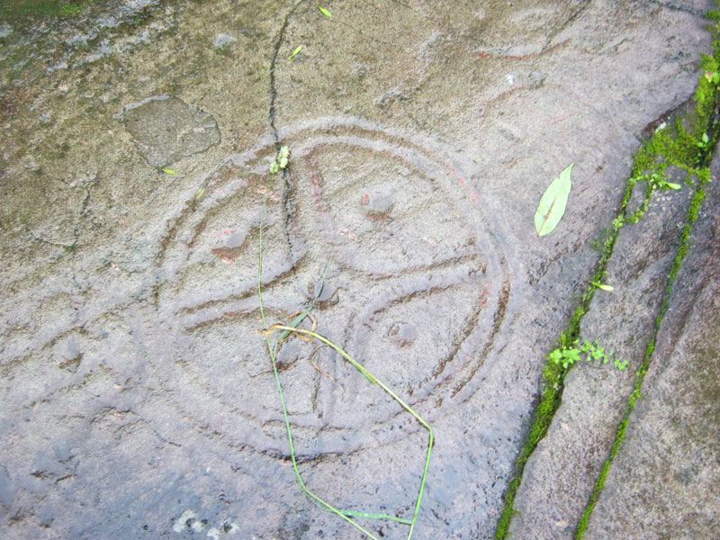 Rock carving