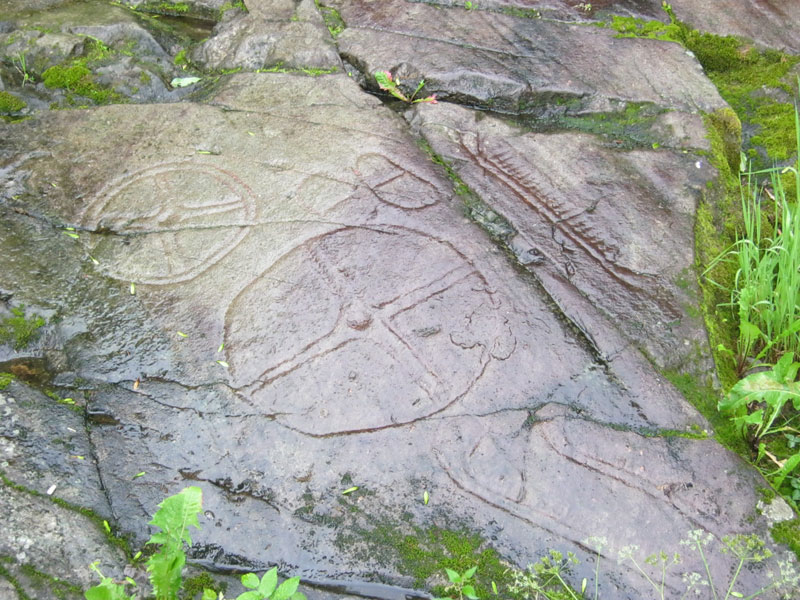 Rock carving