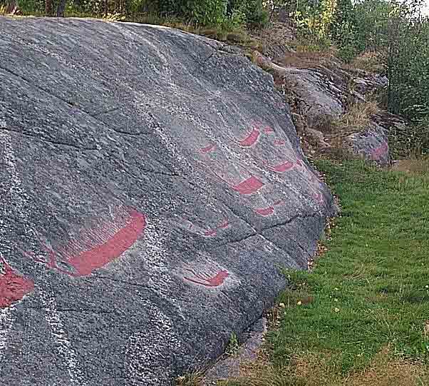 Rock carving