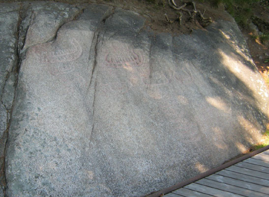 Rock carving