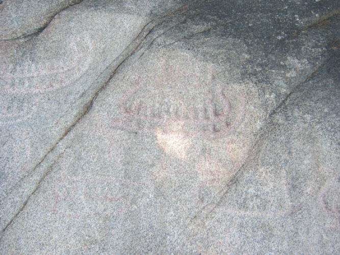 Rock carving