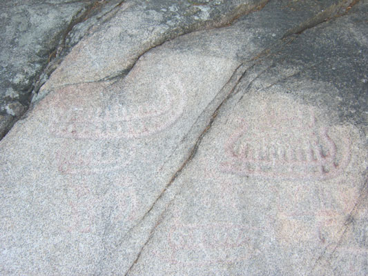 Rock carving